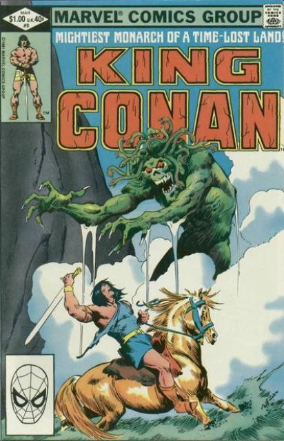 King Conan #9 comic cover