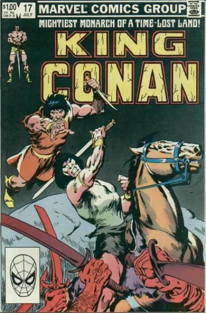 King Conan #17 comic cover
