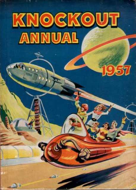 Knockout Annual 1957 comic cover