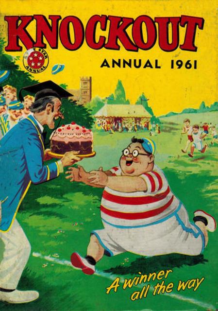 Knockout Annual 1961 comic cover