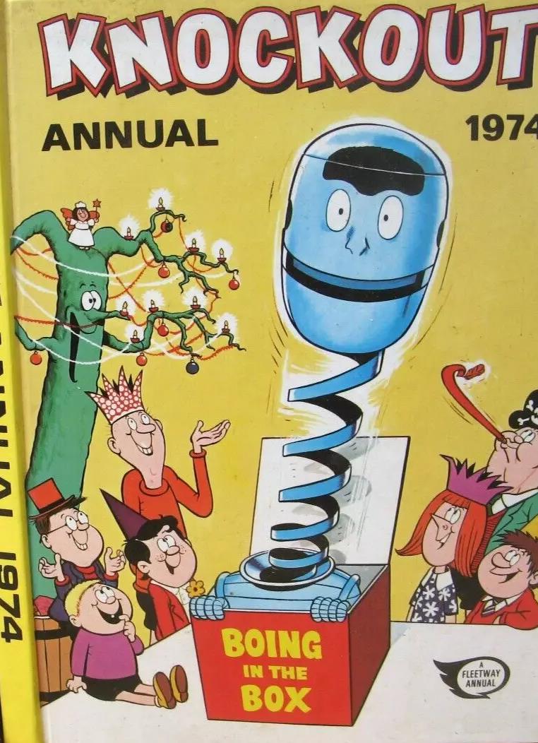 Knockout Annual 1974 comic cover