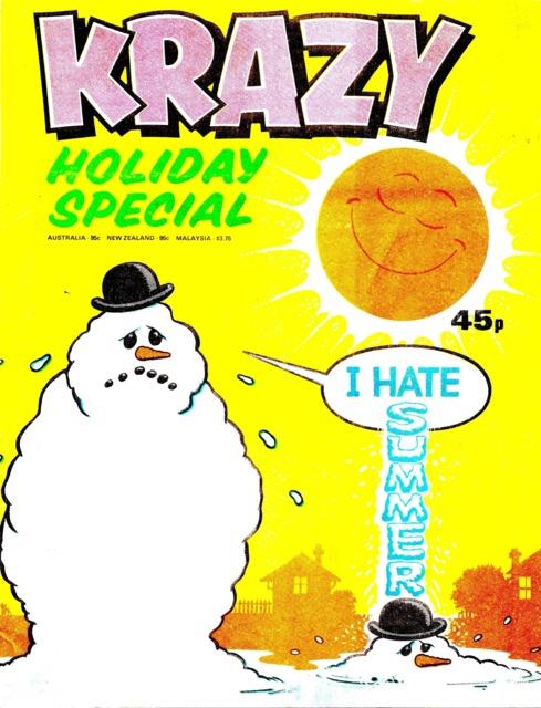 Krazy Holiday Special 1980 comic cover
