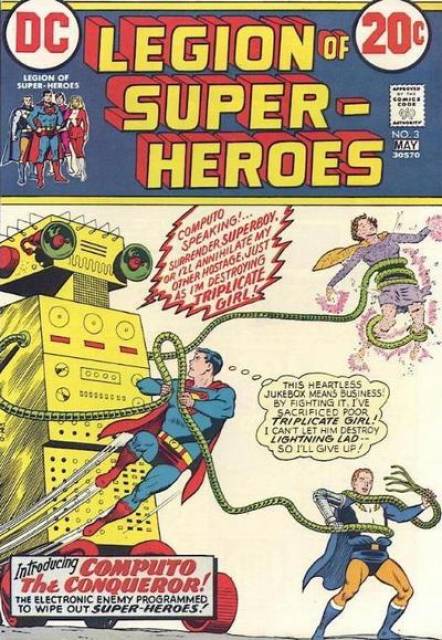 Legion of Super-Heroes Vol 1 #3 comic cover