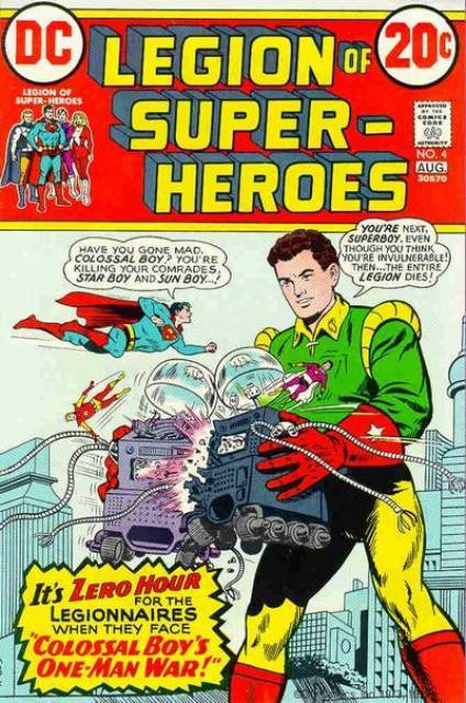 Legion of Super-Heroes Vol 1 #4 comic cover