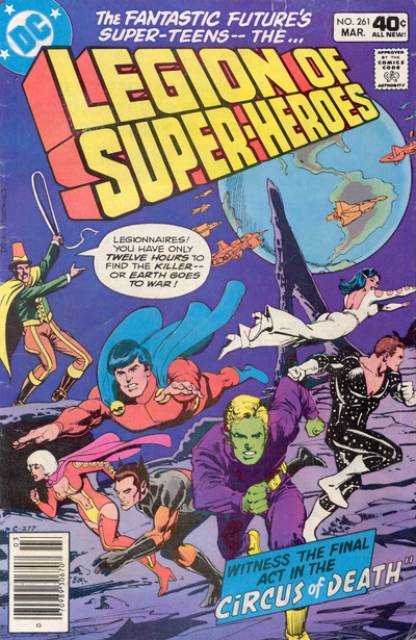Legion of Super-Heroes Vol 2 #261 comic cover