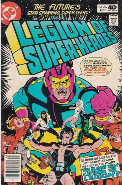 Legion of Super-Heroes Vol 2 #262 comic cover
