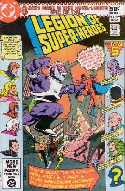 Legion of Super-Heroes Vol 2 #269 comic cover