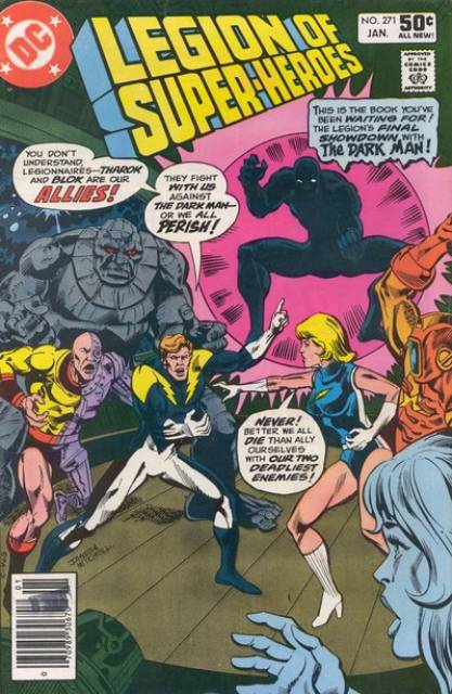 Legion of Super-Heroes Vol 2 #271 comic cover