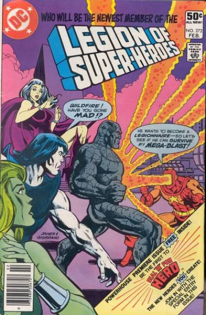 Legion of Super-Heroes Vol 2 #272 comic cover