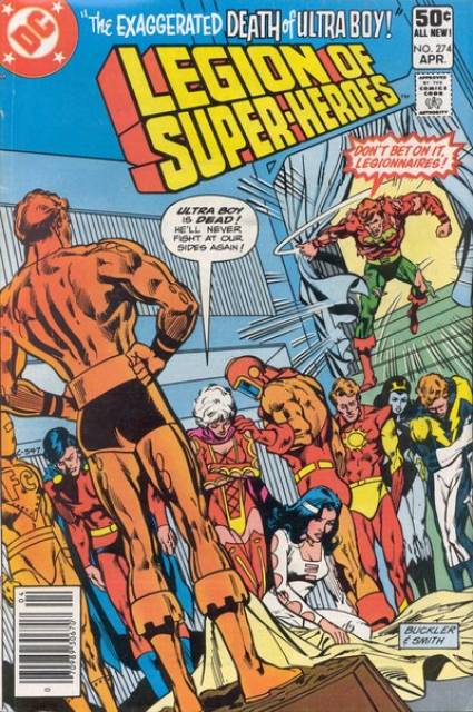 Legion of Super-Heroes Vol 2 #274 comic cover