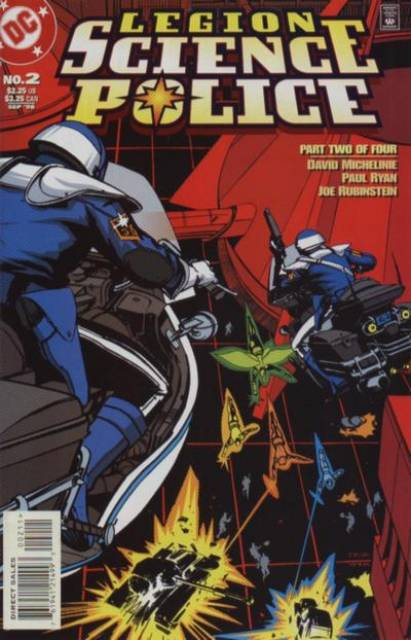 Legion Science Police #2 comic cover