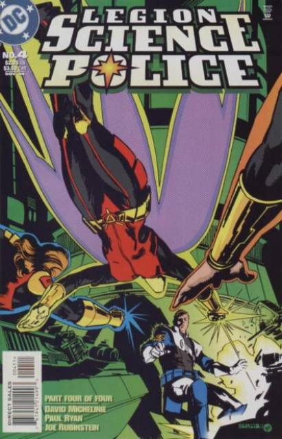 Legion Science Police #4 comic cover