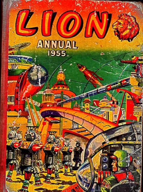Lion Annual 1955 comic cover