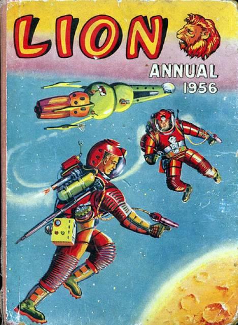 Lion Annual 1956 comic cover