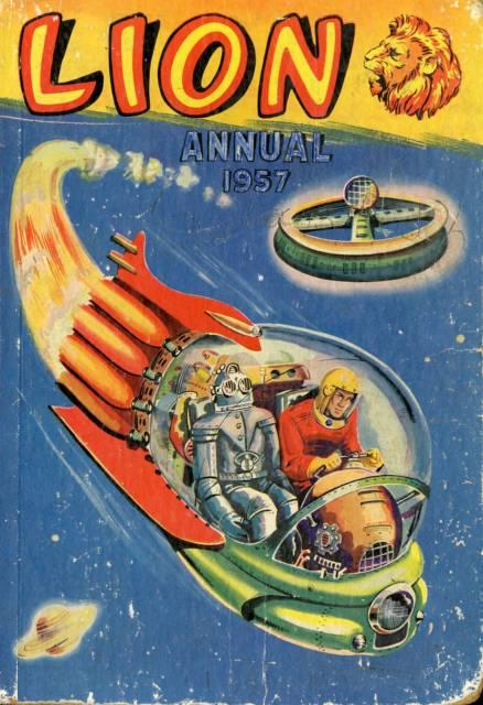 Lion Annual 1957 comic cover