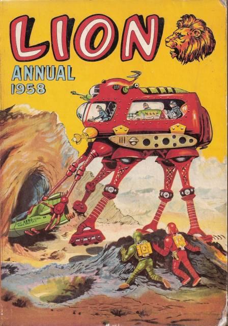Lion Annual 1958 comic cover