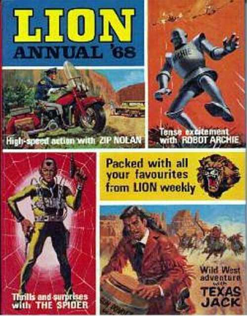 Lion Annual 1968 comic cover