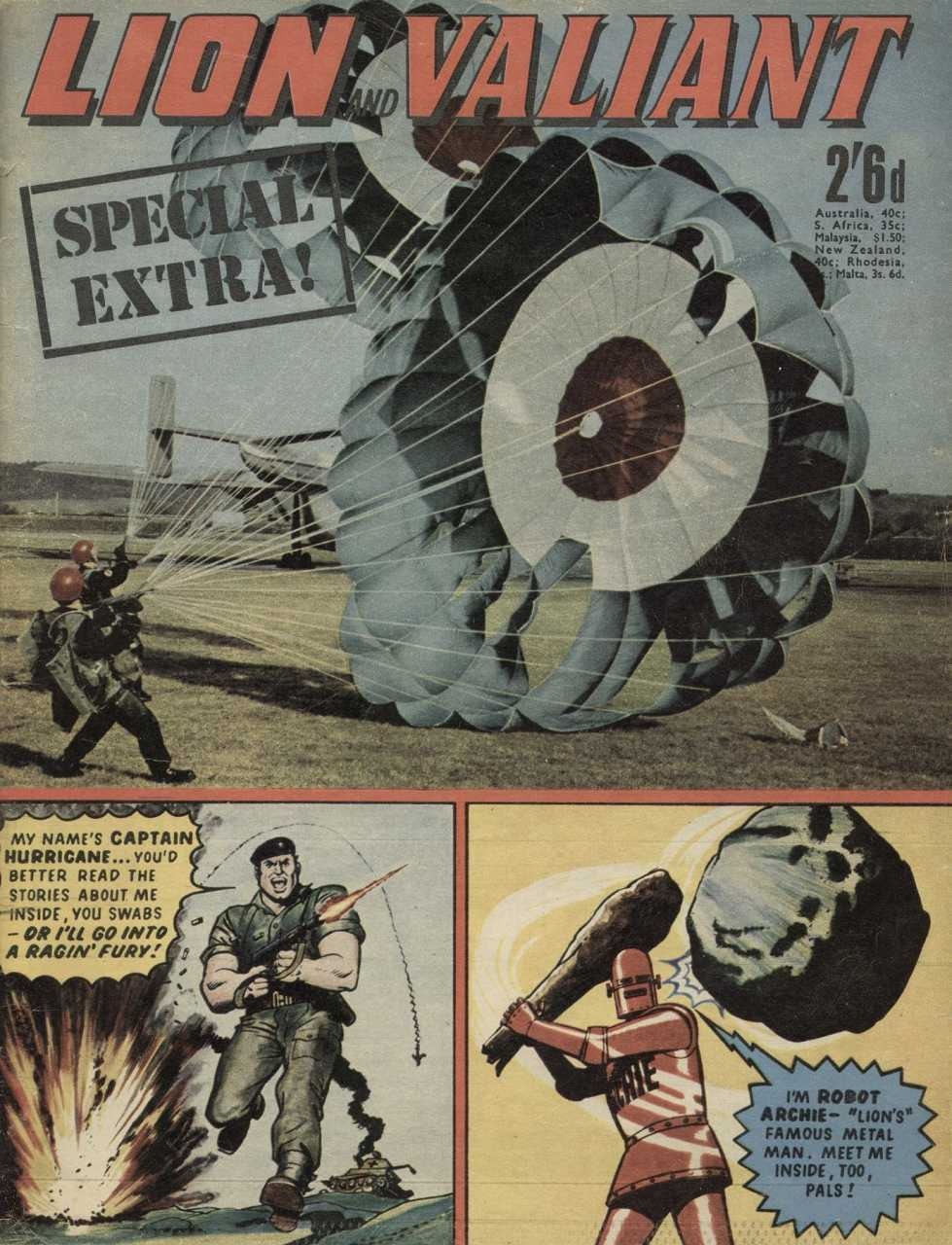 Lion & Valient Extra Special 1968 comic cover