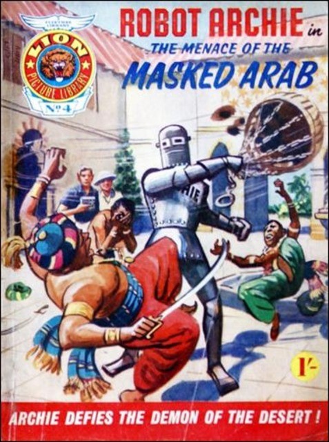 Lion Picture Library #4 comic cover