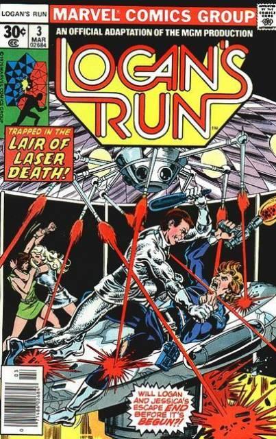 Logans Run #3 comic cover