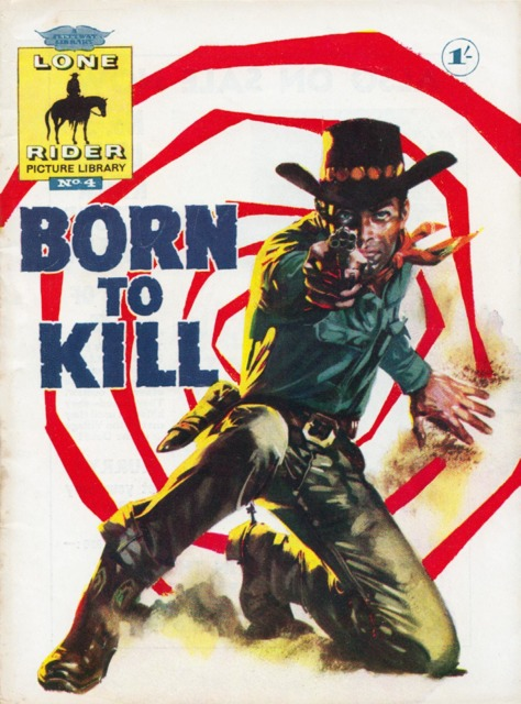 Lone Rider Picture Library #4 comic cover