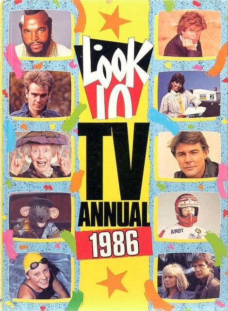 Look-In Television Annual 1986 comic cover