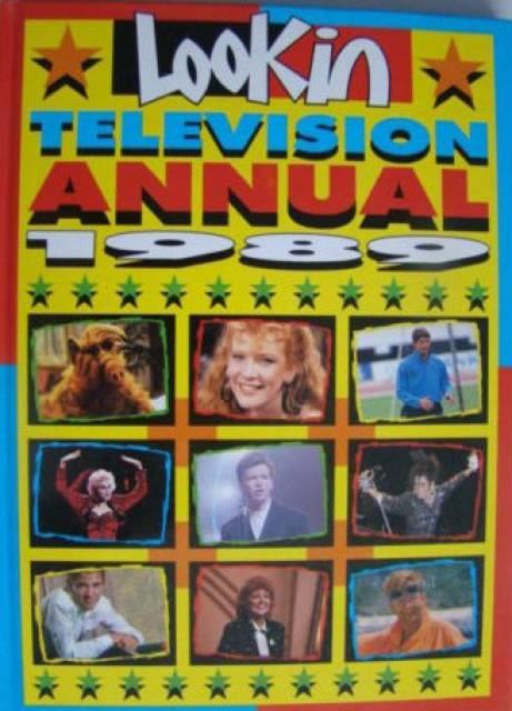 Look-In Television Annual 1989 comic cover
