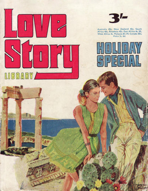 Love Story Picture Library Holiday Special 1970 comic cover
