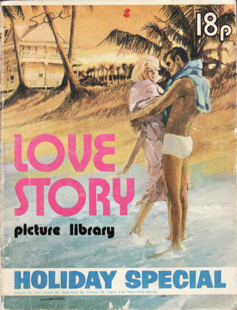 Love Story Picture Library Holiday Special 1973 comic cover