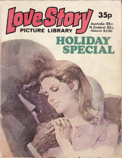 Love Story Picture Library Holiday Special 1979 comic cover