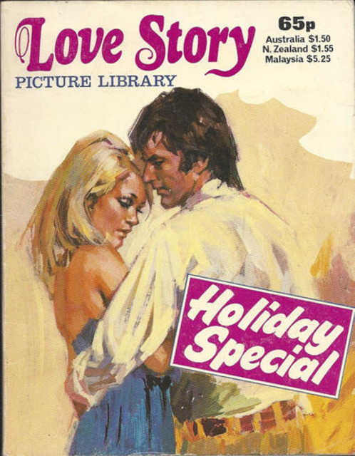 Love Story Picture Library Holiday Special 1984 comic cover