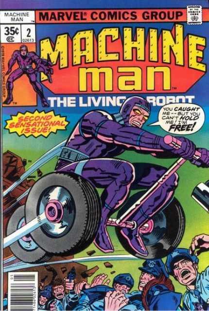 Machine Man #2 comic cover