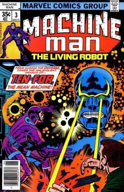 Machine Man #3 comic cover