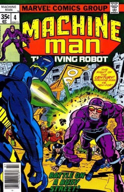 Machine Man #4 comic cover