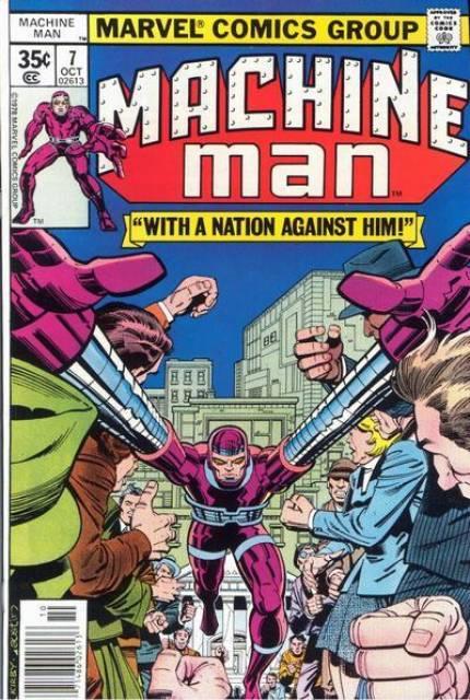 Machine Man #7 comic cover