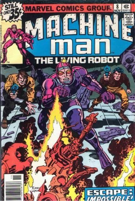 Machine Man #8 comic cover