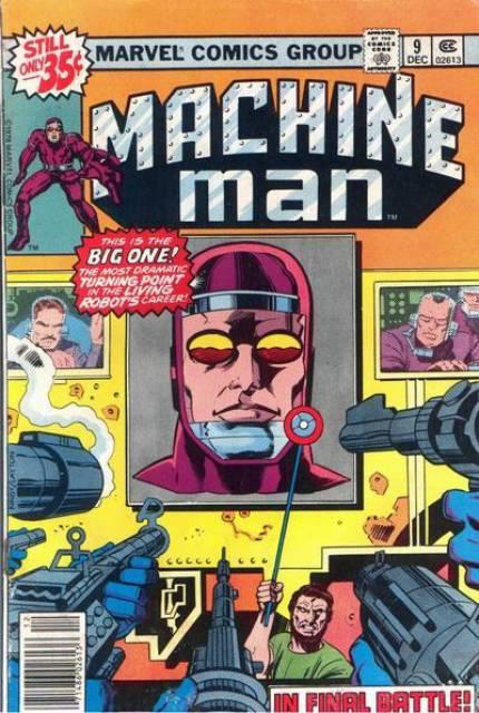 Machine Man #9 comic cover