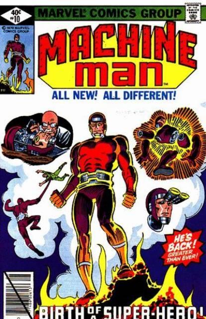 Machine Man #10 comic cover