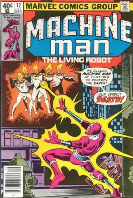 Machine Man #12 comic cover