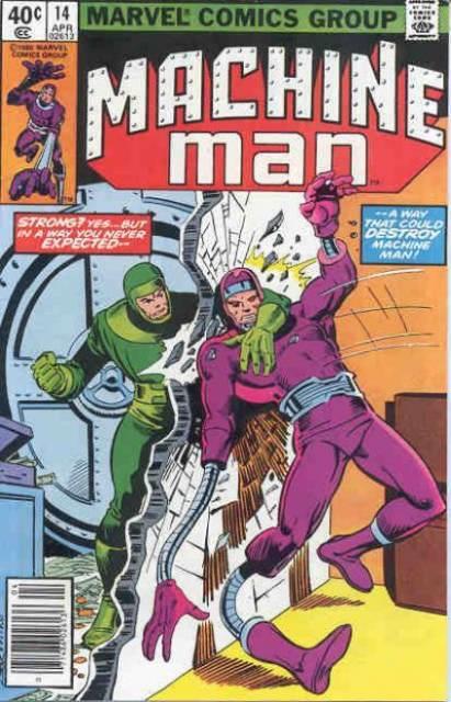 Machine Man #14 comic cover