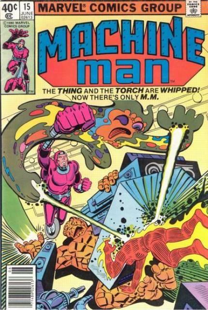 Machine Man #15 comic cover