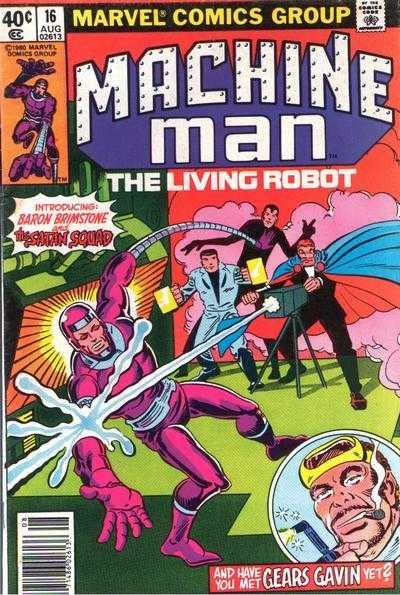 Machine Man #16 comic cover