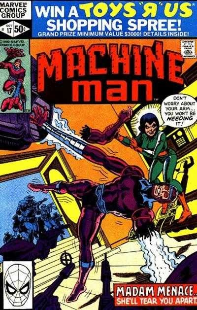 Machine Man #17 comic cover