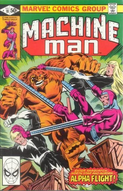 Machine Man #18 comic cover
