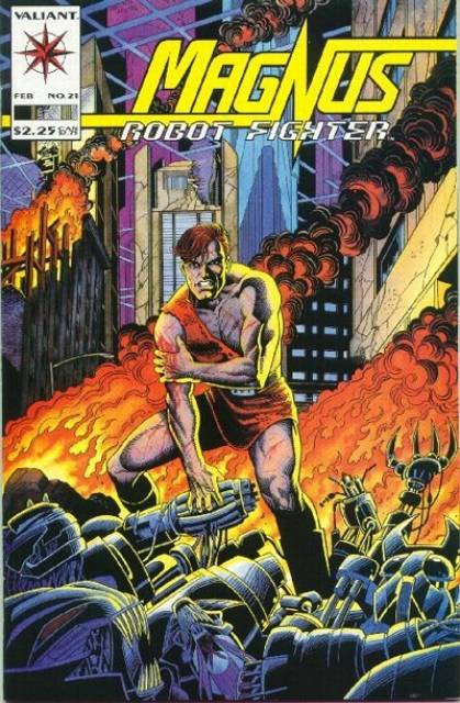 Magnus Robot Fighter #21 comic cover