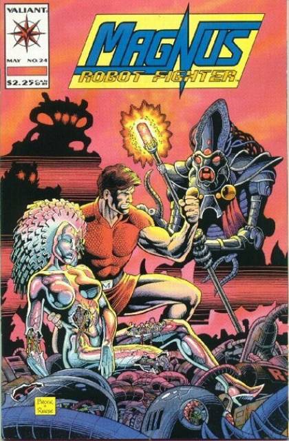 Magnus Robot Fighter #24 comic cover