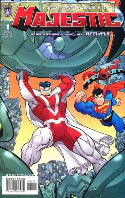 Majestic Vol 2 #1 comic cover