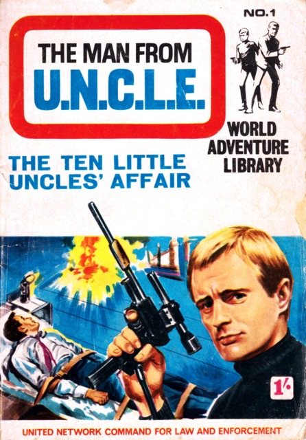 Man from UNCLE World Adventure Library #1 comic cover