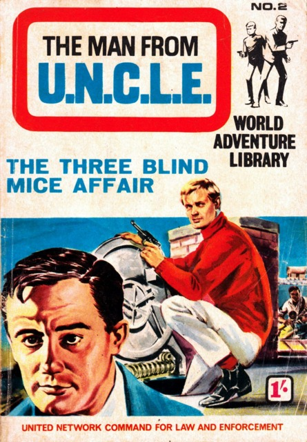 Man from UNCLE World Adventure Library #2 comic cover