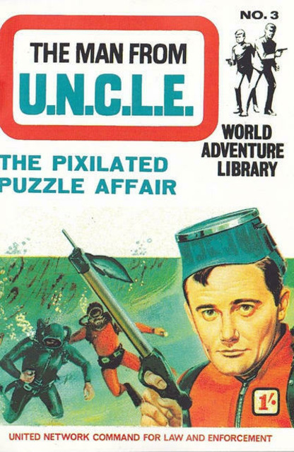 Man from UNCLE World Adventure Library #3 comic cover